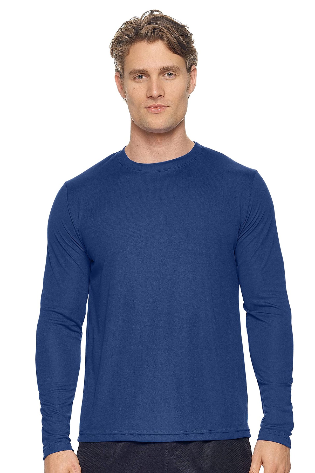 Expert Brand USA-Made Men's Drimax Long-Sleeve Active Shirt for Training Gym Hiking Workout