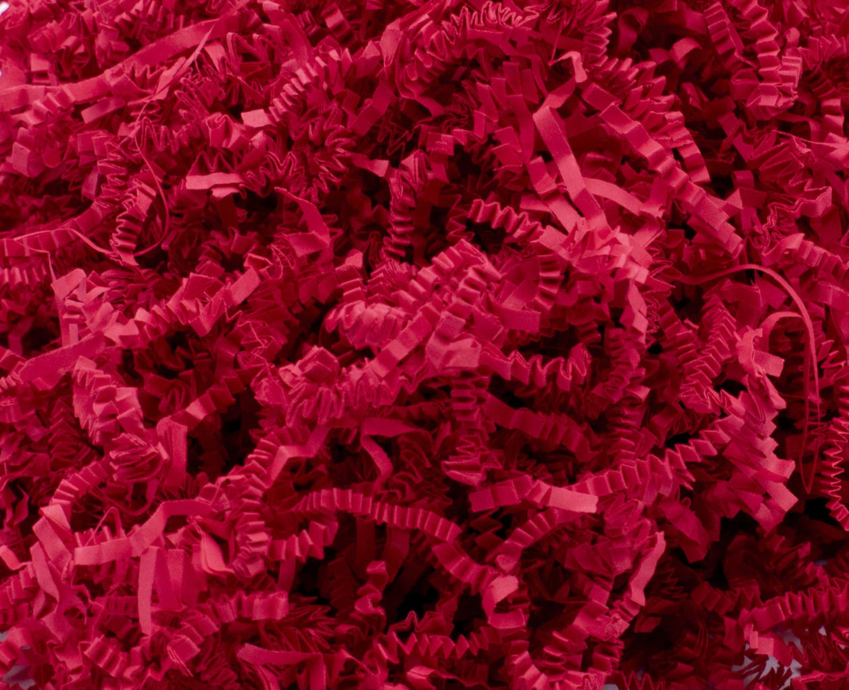 Stephanie Imports Made In USA 3-Ply Crinkle Cut Shredded Paper 2 lbs (Red & Green Christmas Mix)