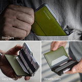 Dango Slim Minimalist Wallet for Men - RFID Blocking - Leather
