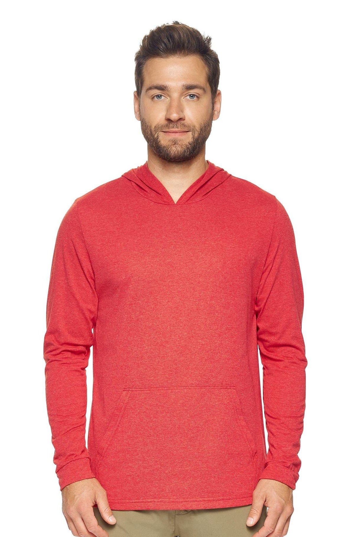 Expert Brand USA-Made Men's Activewear Performance Heather Style Hoodie