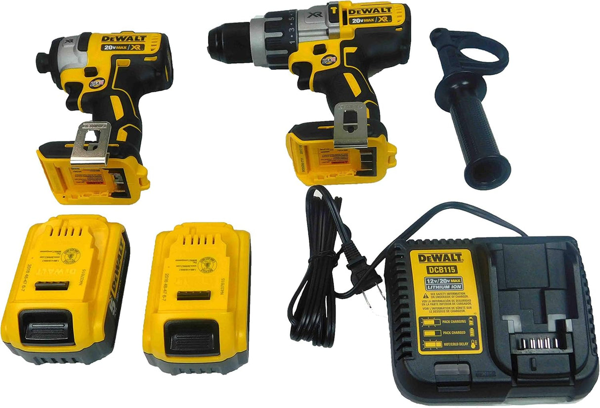 Dewalt DCK299P2 5.0Ah 20V Cordless Brushless Drill 2-Tool Combo Kit