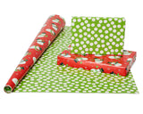 American Greetings 120 sq. ft. Reversible Kids Christmas Wrapping Paper Bundle, Santa, Snowmen and Candy Canes (3 Extra Wide Rolls 40 in. x. 12 ft.)