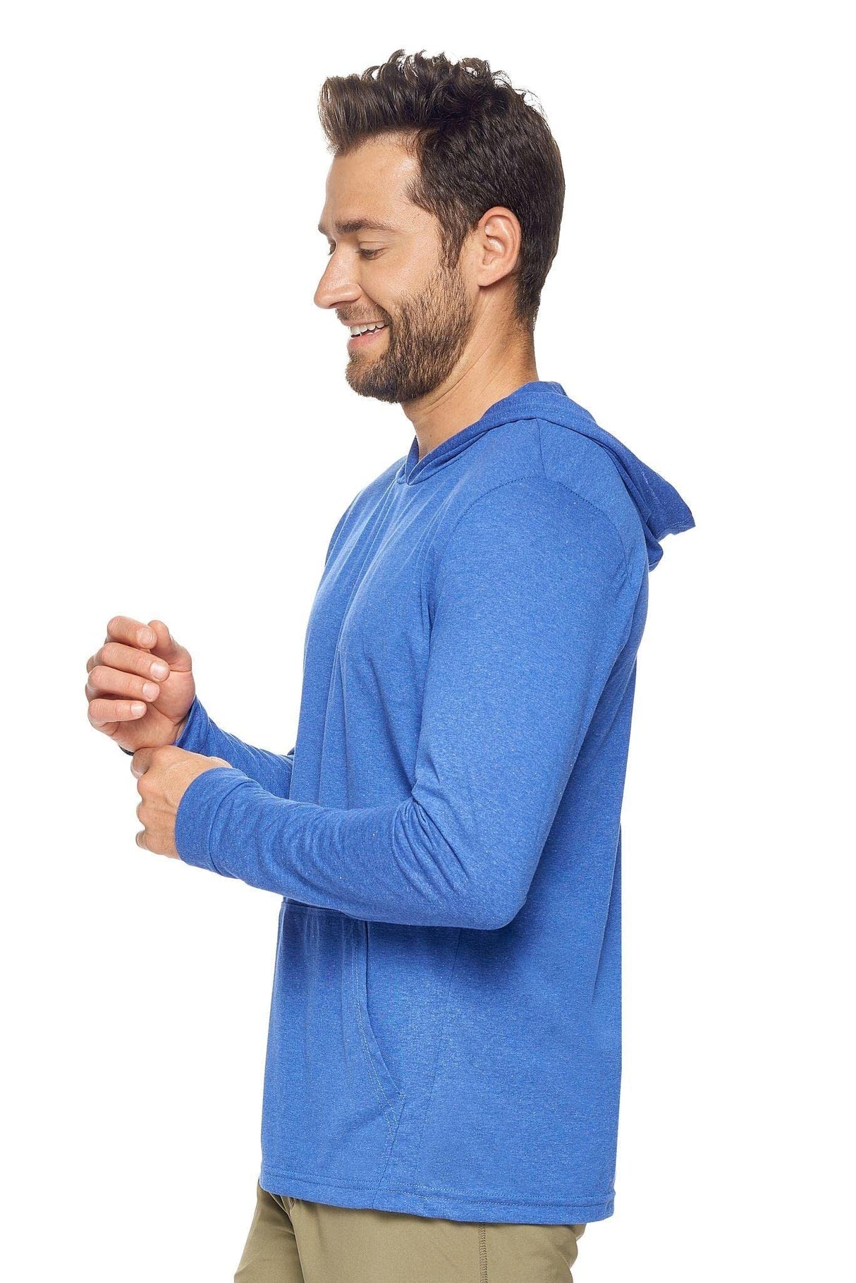 Expert Brand USA-Made Men's Activewear Performance Heather Style Hoodie