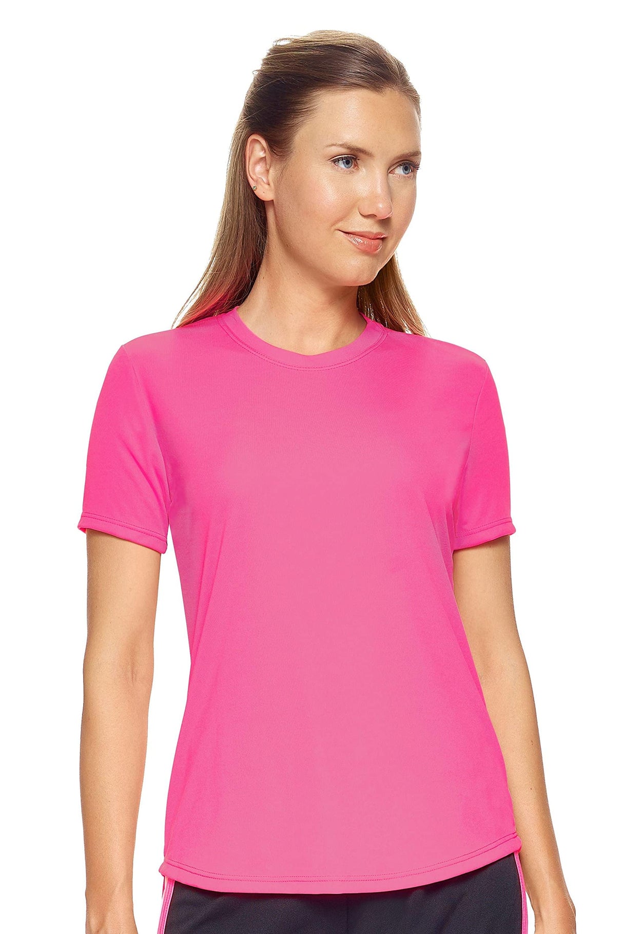 Expert Brand USA-Made Women's Drimax Dry Fit Short Sleeve Athletic T-Shirt