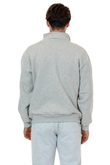 Los Angeles Apparel Heavy Fleece X Half Zip Sweater (Piece Dye)