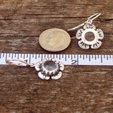 Bottled Up Designs Handmade Bloom Once More Earrings, Recycled Vintage Glass, Sterling Silver, Eco Friendly, Made in USA, Birthday Gifts, Mothers Day, Women, Anniversary (Olive Wine Bottle)