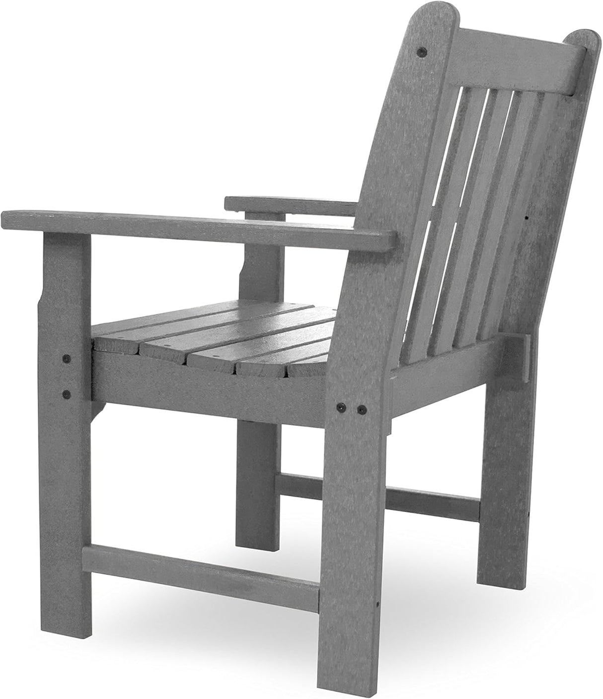 POLYWOOD® Vineyard Conversation Chair, Slate Grey