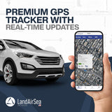 LandAirSea 54 GPS Tracker (2024 Version) - Long Battery, Magnetic, & Waterproof. Global GPS Tracker for Vehicles. Made in The USA from Domestic & Imported Parts. Subscription is Required.