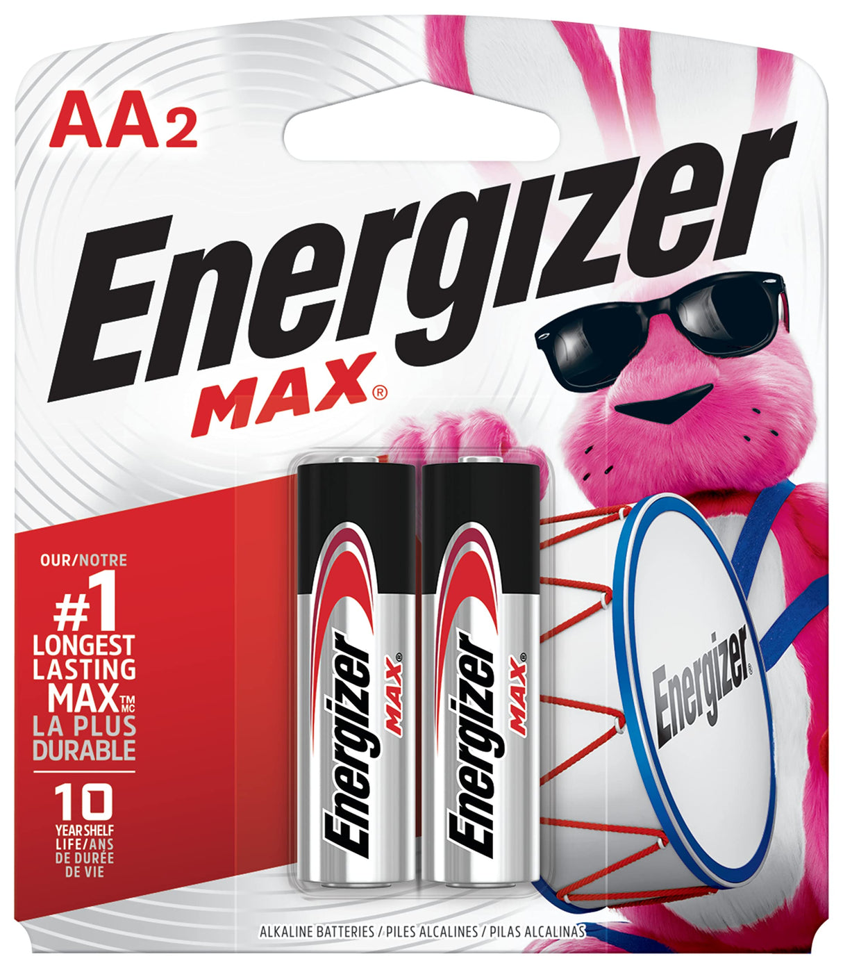 Energizer AA Batteries, Max Double A Battery Alkaline, 8 Count (Pack of 4)