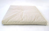 Bean's ZABUTON Meditation Cushions - Colorful Cotton Yoga Prayer Zen Kneeling Pad Base for Zafu Pillow - Medium & Large - Traditional Natural Recycled Cotton Fill - Floor Sitting Comfort - Made in USA