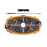 Orange Whip Orange Peel Balance Trainer Aid for Improved Balance Golf - Upgrade Option with Resistance Band Fitness Training