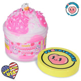 Slime Strawberry Cow Cloud Slime, Made in USA Premium Slime, 100% Authentic Peachybbies, 7 oz., Scented Slime for Kids from The Original Peachybbies Slime Shop, ASMR, Limited Edition
