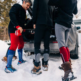 Minus33 Merino Wool Mountain Heritage Elite Light Snowboard Socks - Made in the USA - No-Slip Over the Calf Socks