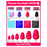 KONG Classic Stuffable Dog Toy - Fetch & Chew Toy for Dogs - Treat-Filling Capabilities & Erratic Bounce for Extended Play Time - Durable Natural Rubber Material - for Large Dogs