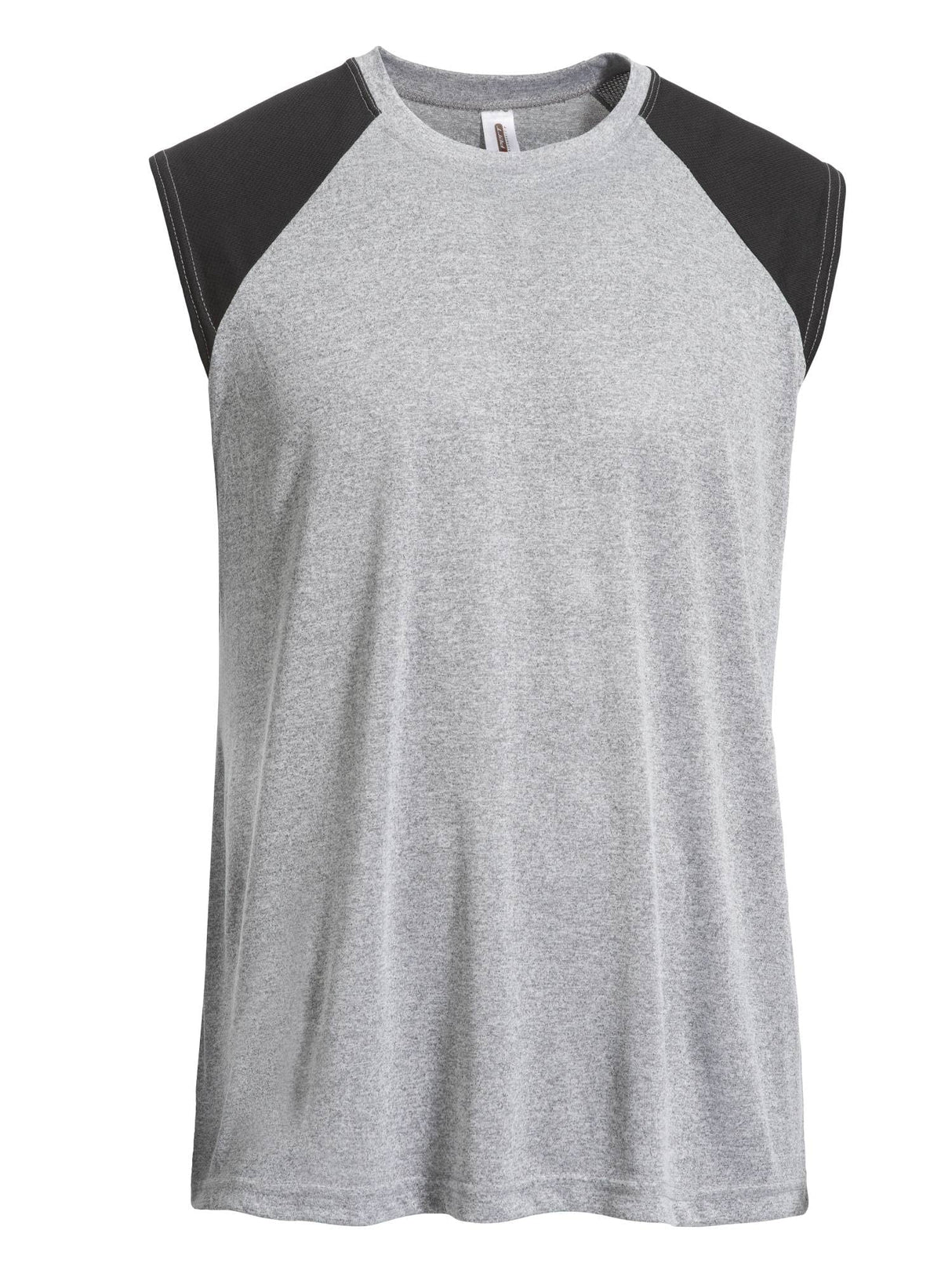 Expert Brand USA-Made Men's Natural-Feel Colorblock Training Tank T-Shirt