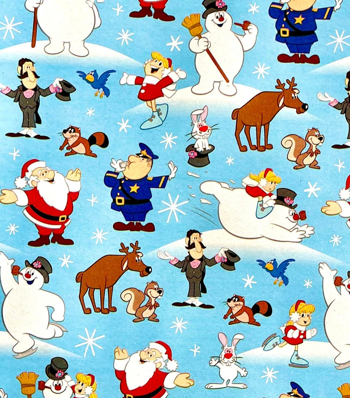 Frosty Wrapping Paper - Large 60 Sq Ft. - Gift Wrap Proudly Made in the USA