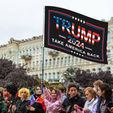 TRUMP 2024 Flag 3x5 outdoor made in usa Double Sided 3ply Make America Great Again Heavy Duty PresidentTrump Flags 2024 for Indoor Outdoor Decorations