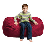 Chill Sack Kid's Memory Foam Bean Bag Lounger, Lime