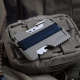 Dango Slim Minimalist Wallet for Men - RFID Blocking - Leather + Multi-Tool