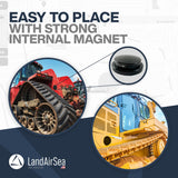 LandAirSea 54 GPS Tracker - Made in the USA from Domestic & Imported Parts. Long Battery, Magnetic, Waterproof, Global Tracking. Subscription Required