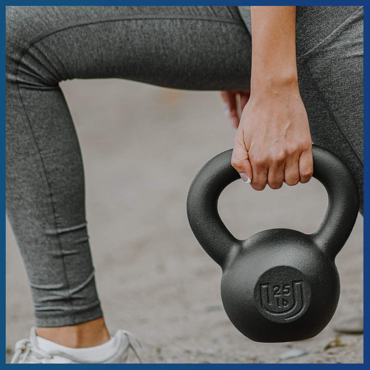 POWDERCOATED Kettlebell [Weight 25lb, 12kg]. Kettlebells For Men and Women with Wide Grip Handle – – Kettle bell Core Fitness, Home Gym, Strength Training, Fitness Equipment, Muscle Building