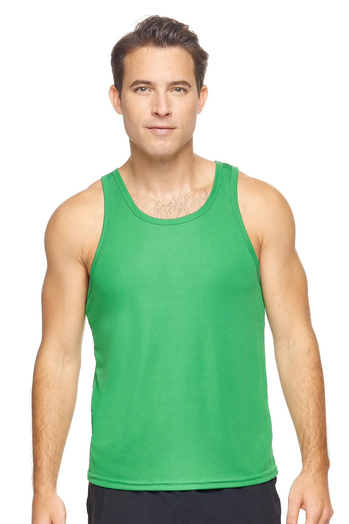 Expert Brand USA-Made Men's Drimax Active Sleeveless Muscle Shirt for Training Gym Hiking Workout