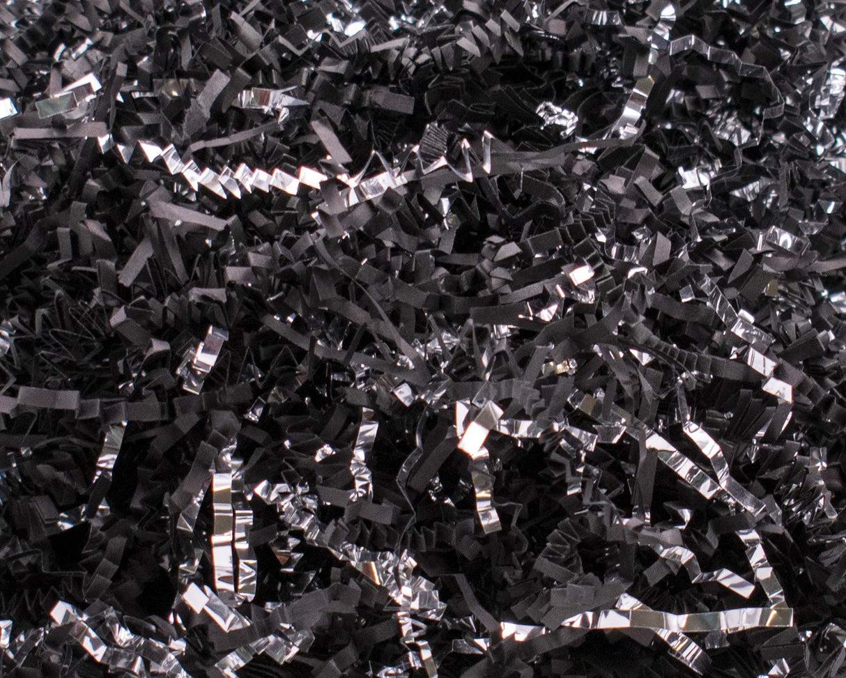 Stephanie Imports Made In USA 3-Ply Crinkle Cut Shredded Paper 2 lbs (Red & Green Christmas Mix)