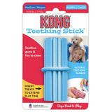 KONG Puppy Teething Stick - Soft Teething Stick for Growing Puppies - Teeth Cleaning Dog Toy - Chew Toy for Puppies with Ridges - Natural Rubber Toy Perfect for Snacks & Treats - for Small Puppies