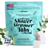 Aromatherapy Shower Steamer Pack - Made in USA for Stress Relief, Sports Recovery, Wellness Gifts for Women & Men, Dorm Room Gifts, Essential Oils for Relaxation
