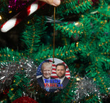 Trump Vance 2024 Christmas Ornament 2024, Christmas Tree Decor, Political Trends, Ceramic Ornament, Gift for her and Him, Made in USA.