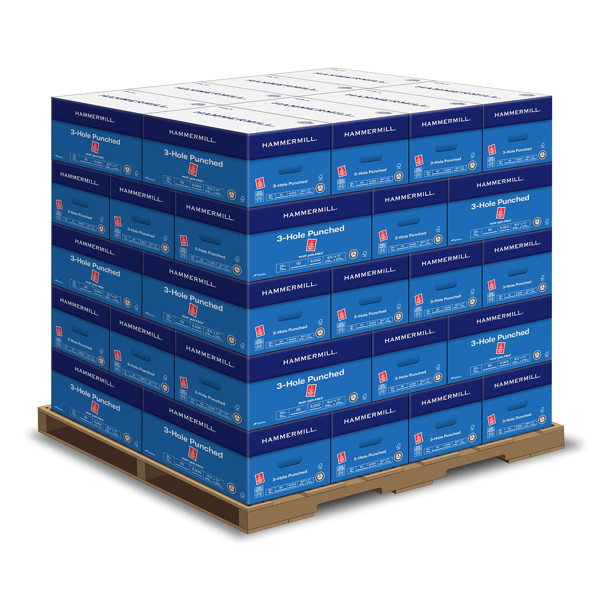 Hammermill Printer Paper, 20 Lb Copy Paper, 8.5 x 11 - 3 Ream (1,500 Sheets) - 92 Bright, Made in the USA, 500 Count (pack of 3)