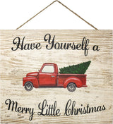 Christmas Decorations, Have Yourself a Merry Little Christmas Wooden Sign, Christmas Wall Decor, Farmhouse Christmas, Made in USA