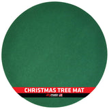 Drymate Christmas Tree Stand Mat (28”), Protects Floors from Spills and Scratches, Absorbent, Waterproof, Machine Washable, Durable, (Made in The USA)(Holiday Sprinkled Spruce)