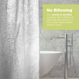 Bean Products Hemp White Shower Curtain [70" x 74"] | All Natural Materials - Made in USA | Works with Tub, Bath and Stall Showers