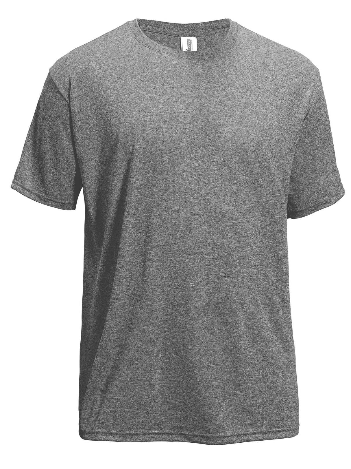 Expert Brand Men's Heather Performance Short Sleeve Crewneck T-Shirt