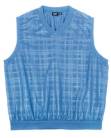 Akwa Made in USA Men's Microfiber Water Repellent V-Neck Pullover Golf Vest