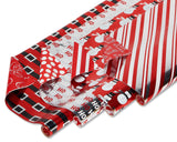 American Greetings 120 sq. ft. Pink Christmas Wrapping Paper Set, Red and Pink (4 Rolls 30 in. x 12 ft., 7 Bows, 30 Gift Tags)