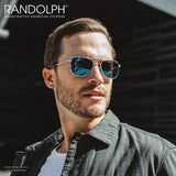 Randolph USA | Gold Classic Aviator Sunglasses for Men or Women 100% UV