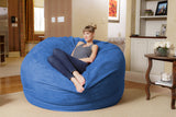 Chill Sack Bean Bag Chair: Giant 6' Memory Foam Furniture Bean Bag - Big Sofa with Soft Micro Fiber Cover, Charcoal