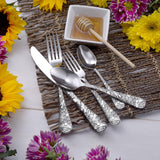 Liberty Tabletop Honey Bee 40 Piece Silverware Set Service for 8 Flatware Made in USA 18/10