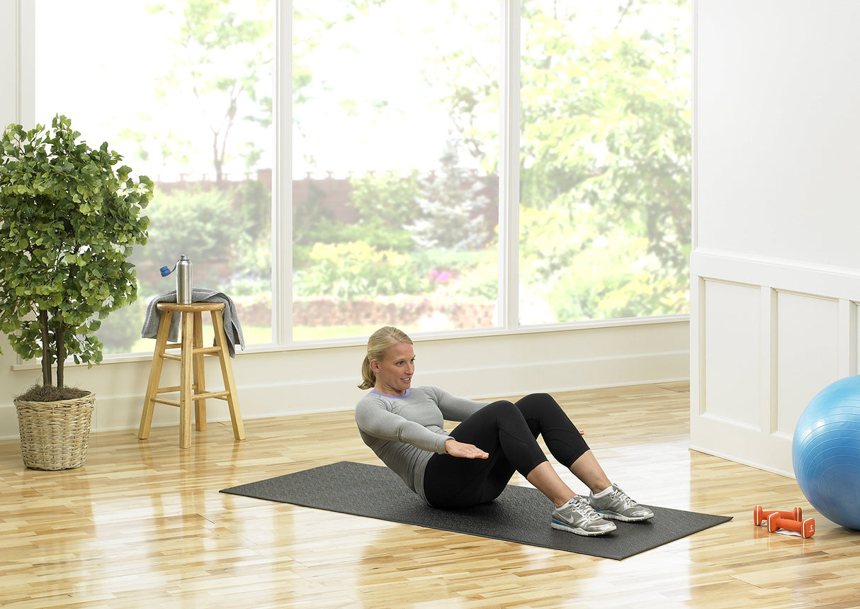 SuperMats Made in U.S.A. for Indoor Cycles Recumbent Bikes Upright Exercise Bikes and Steppers