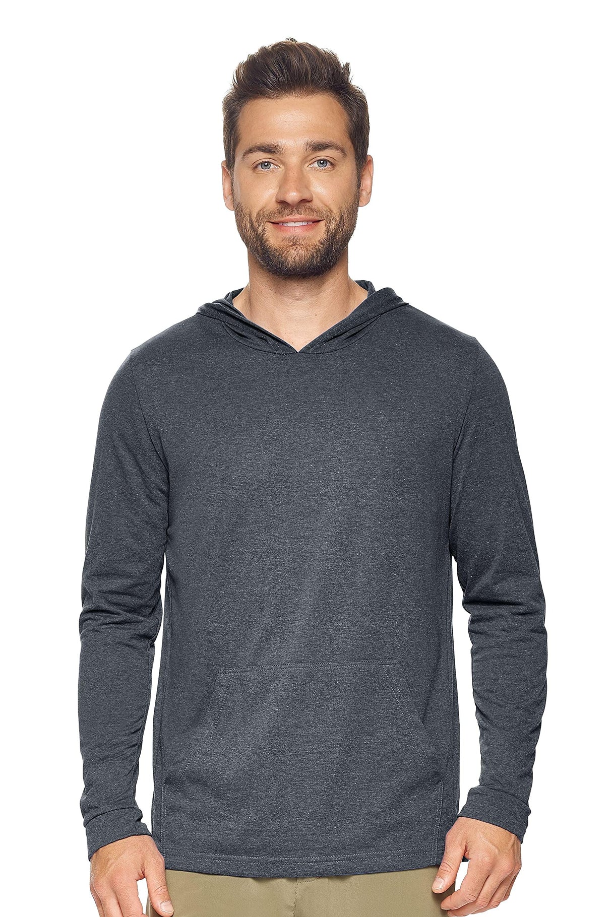 Expert Brand USA-Made Men's Activewear Performance Heather Style Hoodie