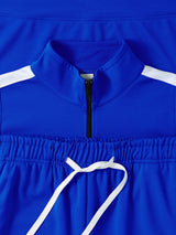 Hat and Beyond Mens Premium USA Made Striped Track Suit Athletic Casual Running Workout Sweat Suit Combo Track Jacket & Pant