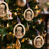2024 Donald Trump Ornaments - I'll Be Back Wooden Decor - USA Made Christmas Ornament - Patriotic Decorations for American Constitutional Patriots - Wood Gift for Home, Office, Car