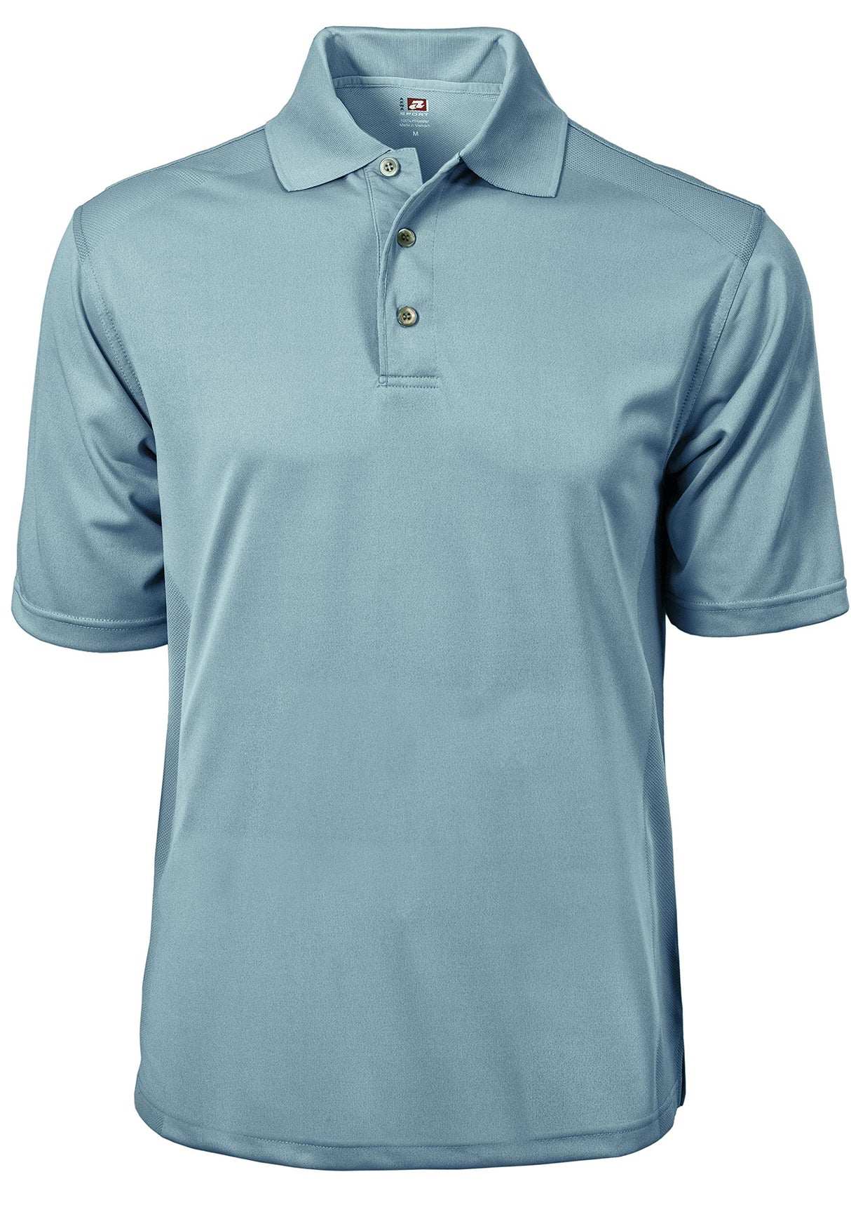 Akwa Men's Dry Wicking Golf Polo Body Mapping Mesh Design 100% Polyester Seamless Ventilation Zones