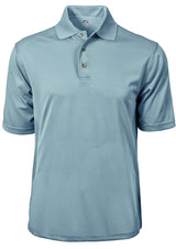Akwa Men's Dry Wicking Golf Polo Body Mapping Mesh Design 100% Polyester Seamless Ventilation Zones