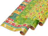 American Greetings 105 sq. ft. Grinch Christmas Wrapping Paper Bundle with Cut Lines,(3 Rolls 30 in. x 14 ft.) , 3 Count (Pack of 1)