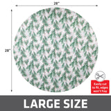 Drymate Christmas Tree Stand Mat (28”), Protects Floors from Spills and Scratches, Absorbent, Waterproof, Machine Washable, Durable, (Made in The USA)(Holiday Sprinkled Spruce)