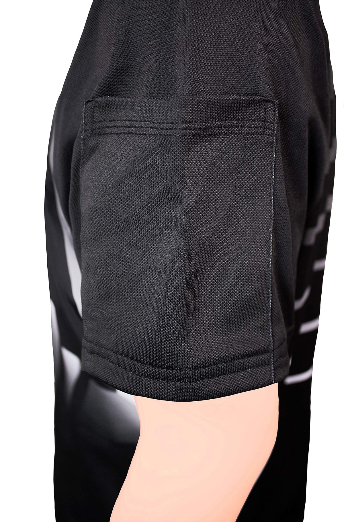Akwa Men's 1/4 Zip Dry Wicking Pique Polo Made in USA