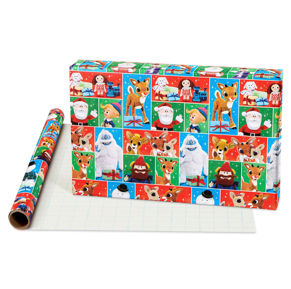 American Greetings 105 sq. ft. Christmas Wrapping Paper Bundle, Rudolph Designs (3 Rolls 30 in. x 14 ft.)